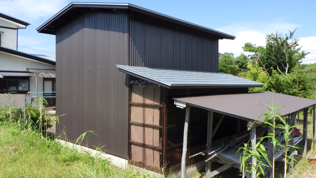 倉庫外壁・屋根貼り替えリフォーム